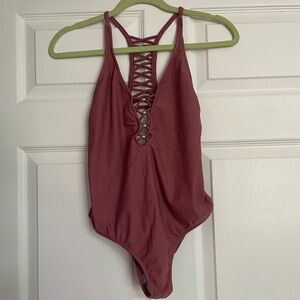 One piece bathing suit